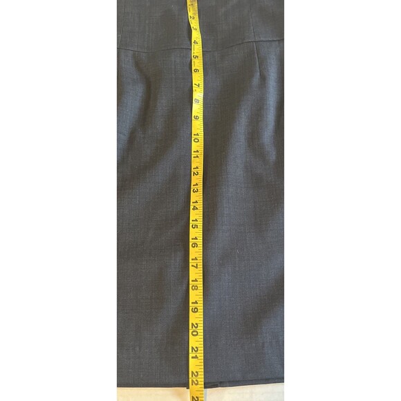 Banana Republic Skirt Womens 8 Charcoal Gray Wool Lined Short Pencil Stretch - Picture 12 of 12